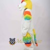 Colorful Husky Dog Mascot Costume