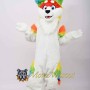 Colorful Husky Dog Mascot Costume