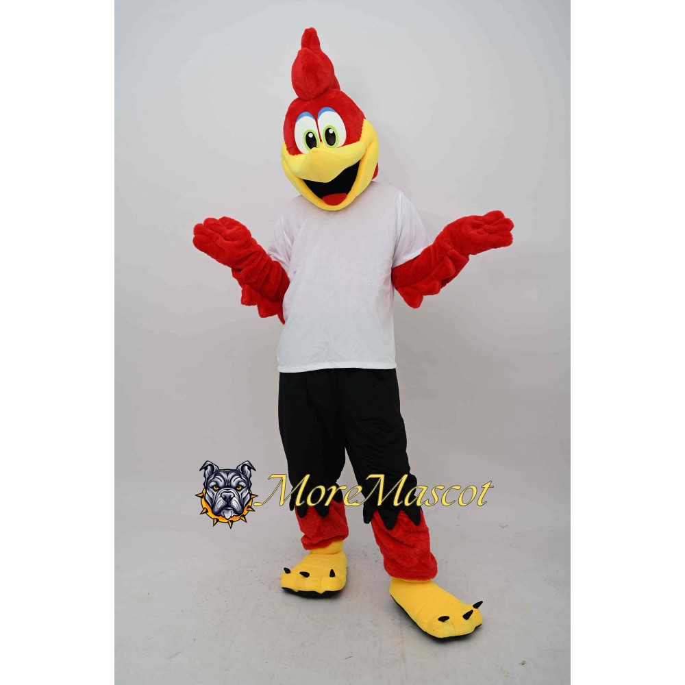 Sport Red Bird Mascot Costume