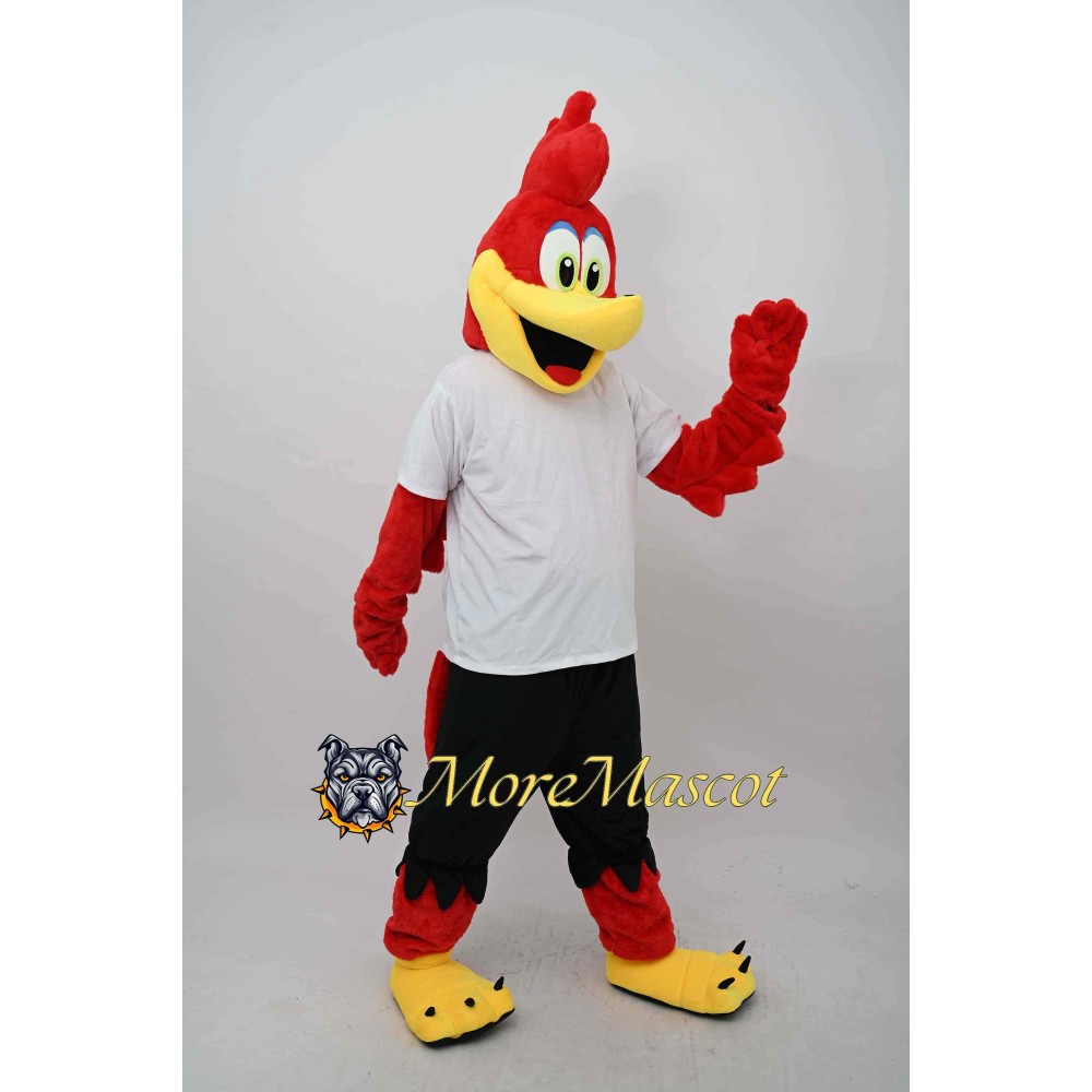 Sport Red Bird Mascot Costume