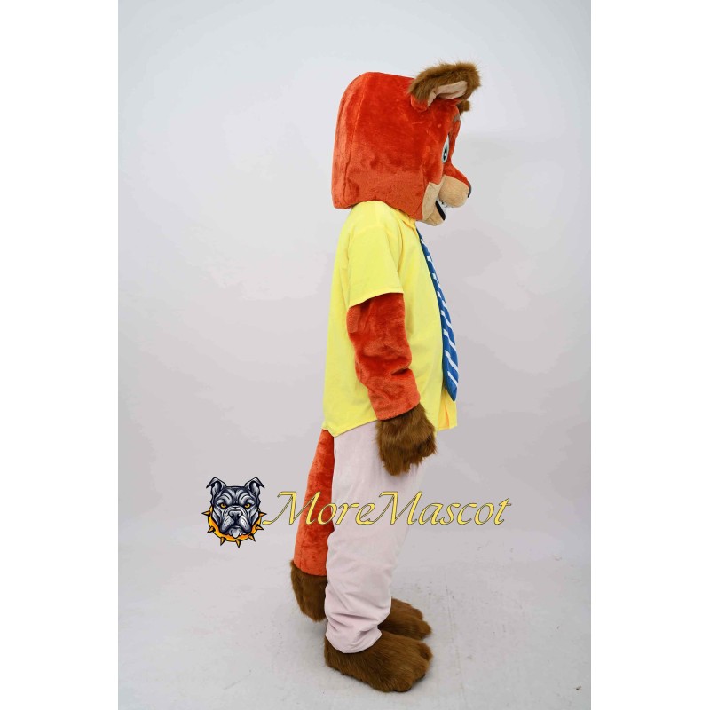 Nick the Fox Mascot Costume