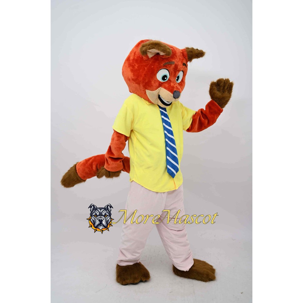Nick the Fox Mascot Costume