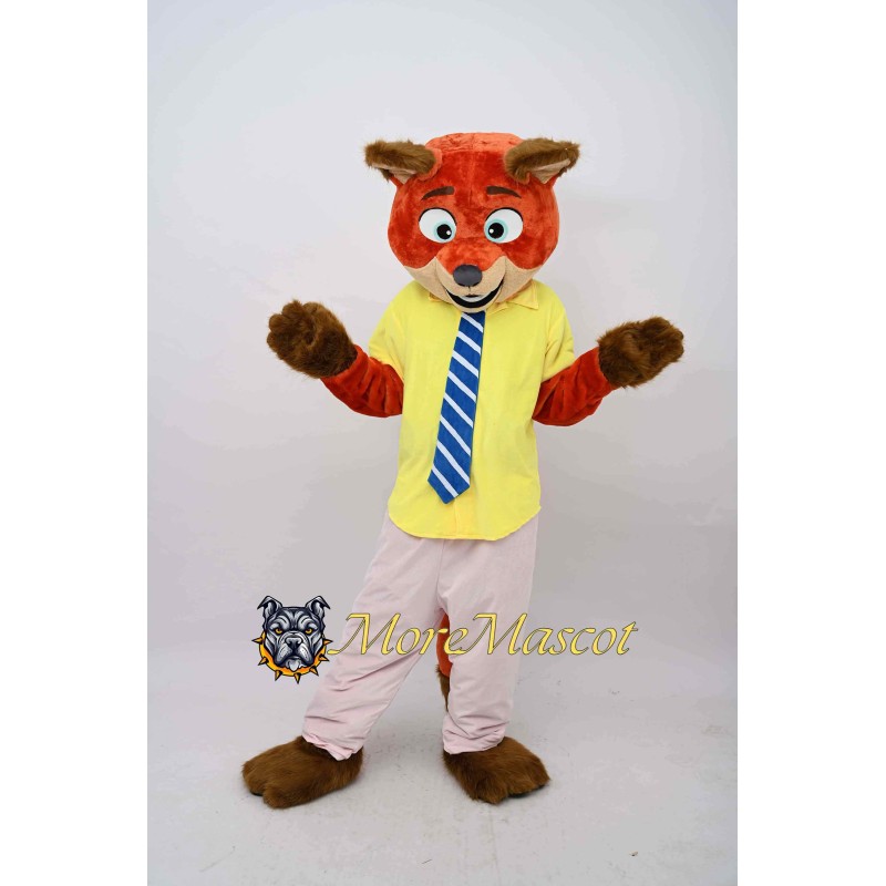 Nick the Fox Mascot Costume