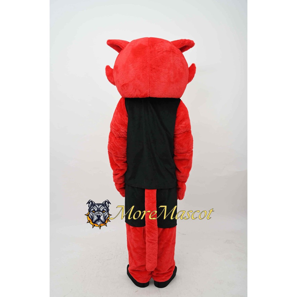 Sport Red Panther Mascot Costume