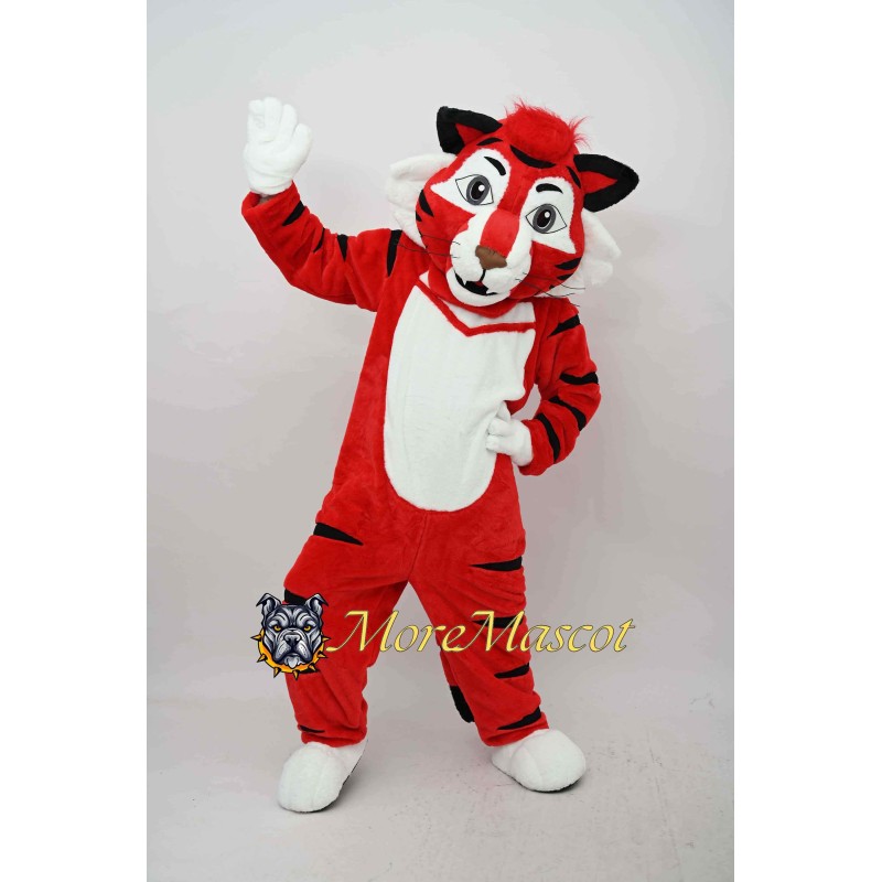 Red Tiger Mascot Costume