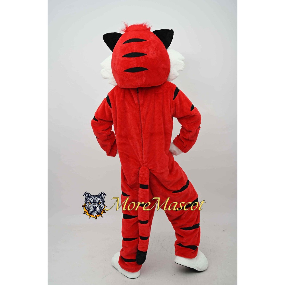 Red Tiger Mascot Costume