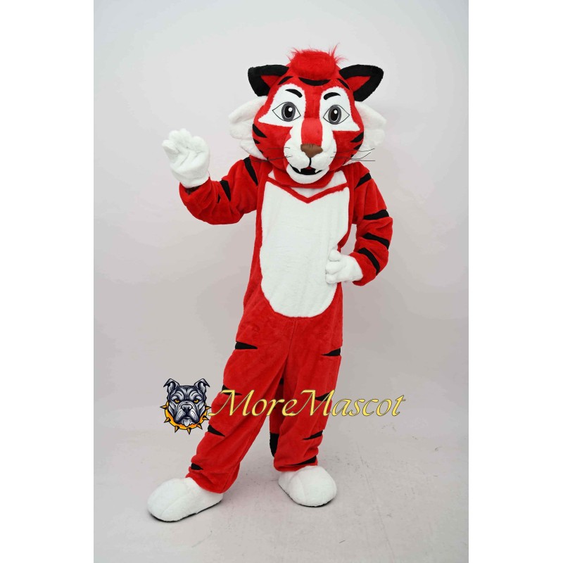 Red Tiger Mascot Costume