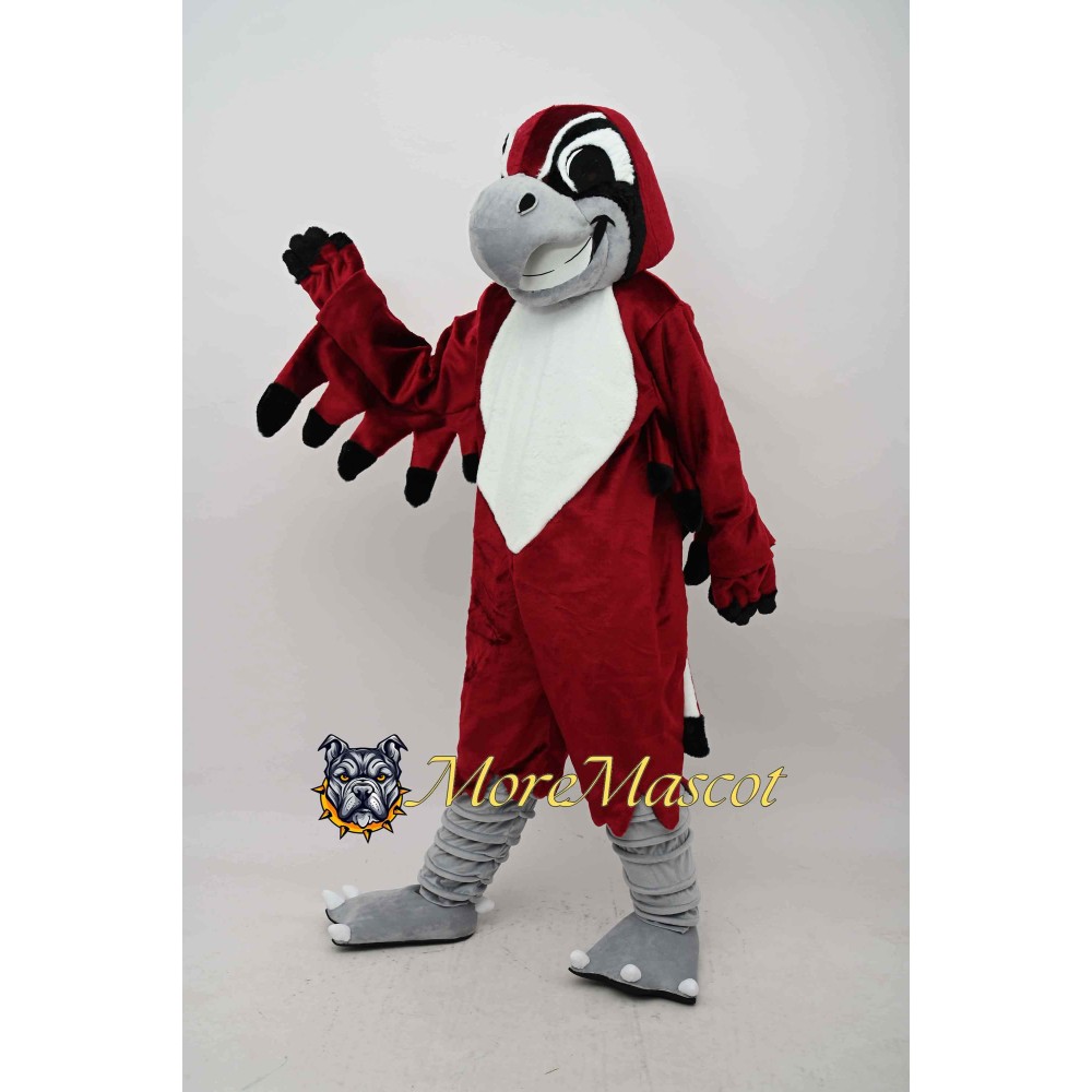 Realistic Red Eagle Mascot Costume