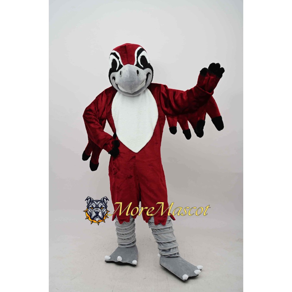 Realistic Red Eagle Mascot Costume