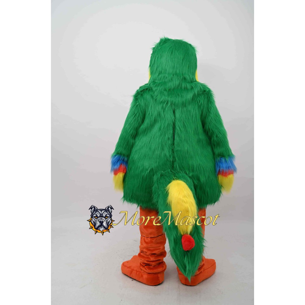 Green Parrot Mascot Costume