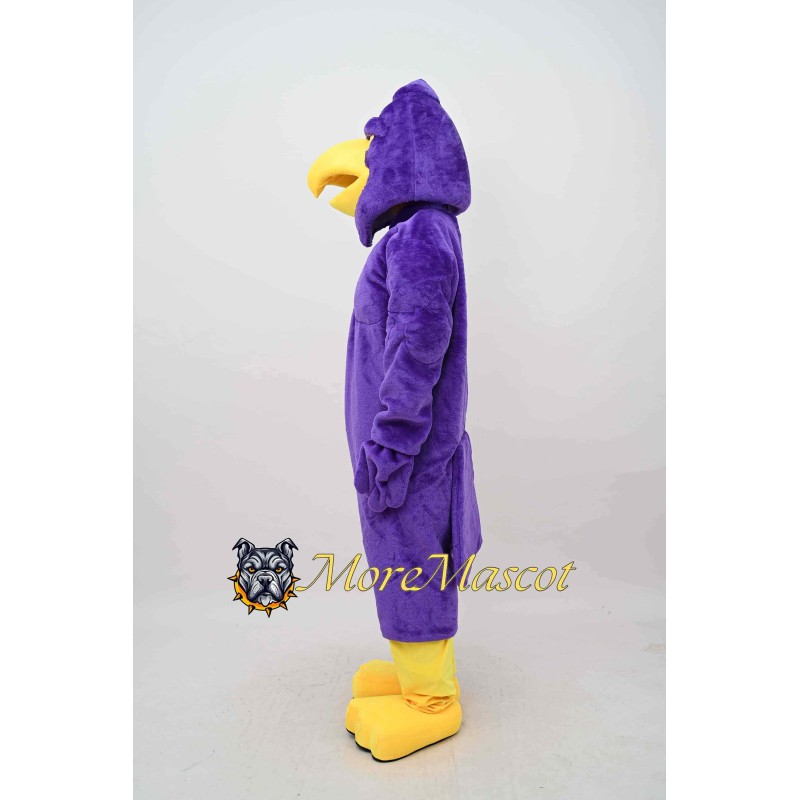 Purple Eagle Mascot Costume