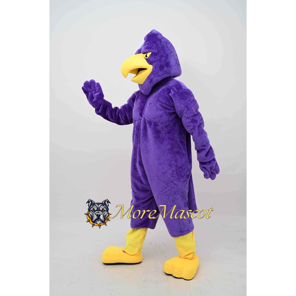 Purple Eagle Mascot Costume