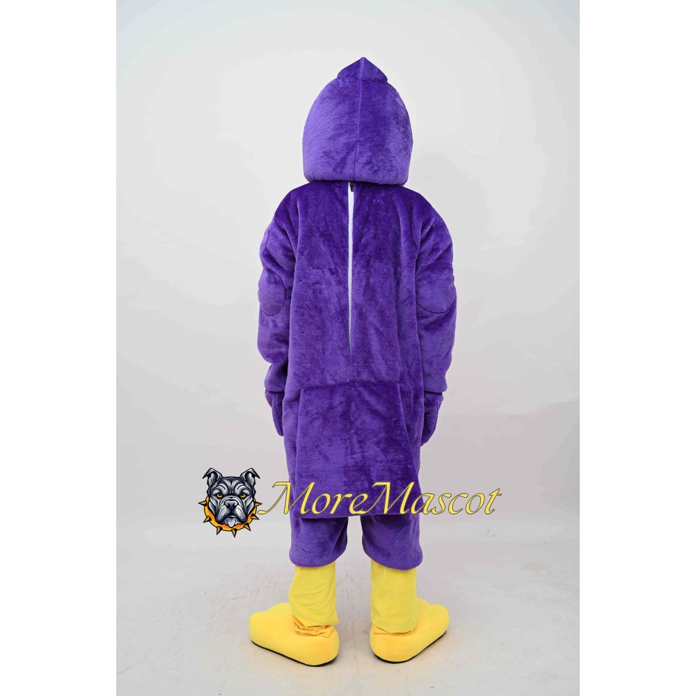 Purple Eagle Mascot Costume