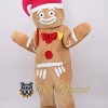 Christmas Gingerbread Man Mascot Costume