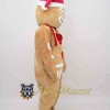 Christmas Gingerbread Man Mascot Costume