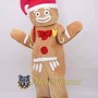 Christmas Gingerbread Man Mascot Costume