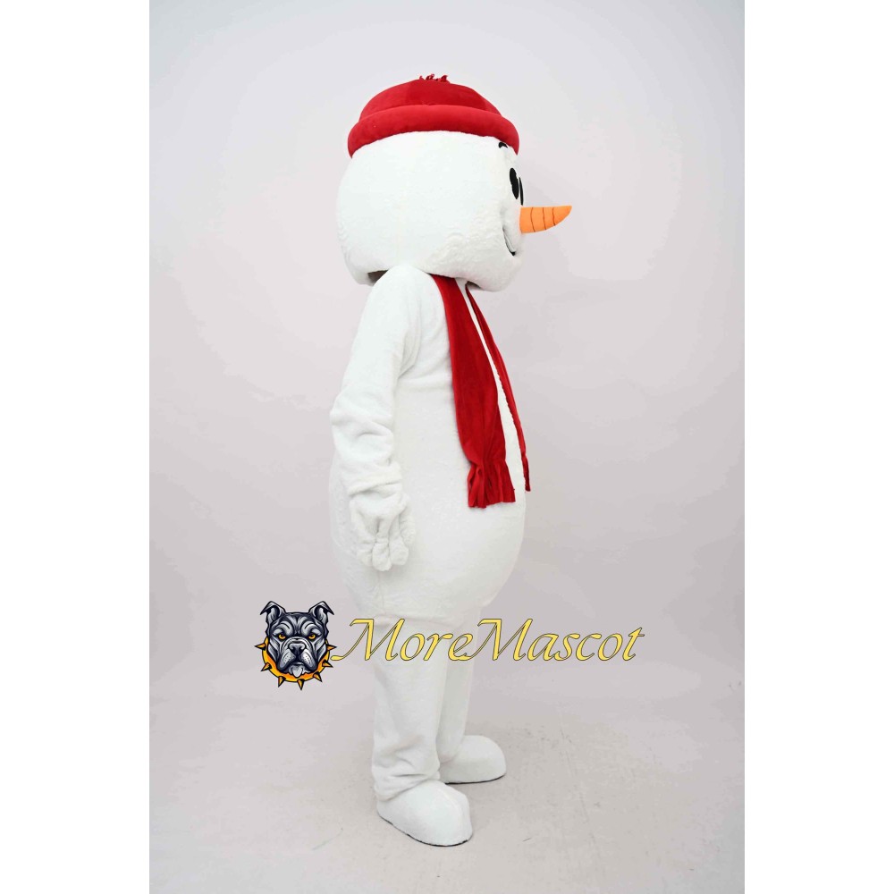 Cute Snowman Mascot Costume