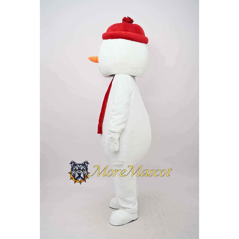 Cute Snowman Mascot Costume
