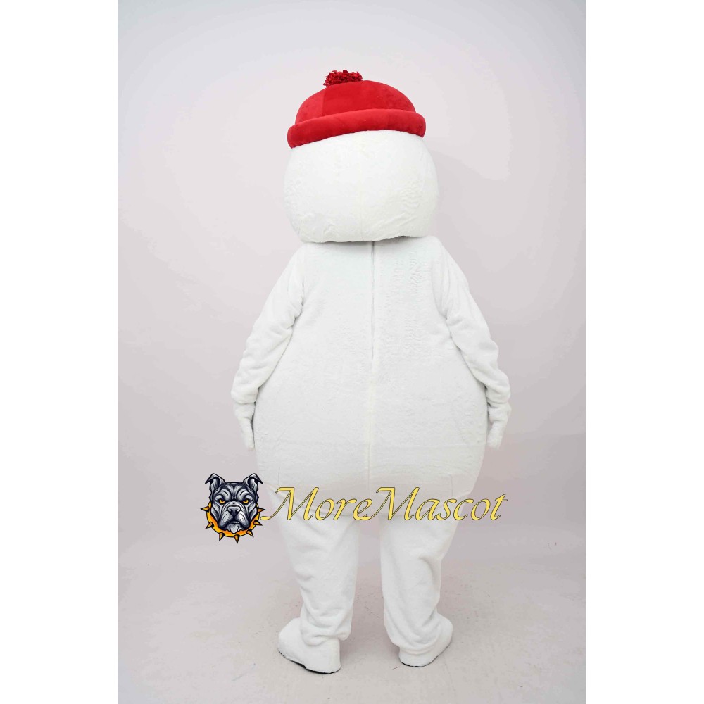 Cute Snowman Mascot Costume