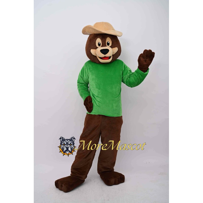 Friendly Bear Mascot Costume