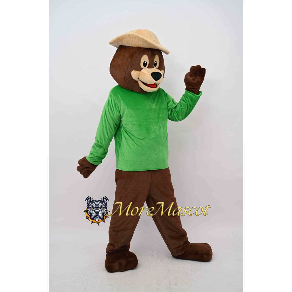 Friendly Bear Mascot Costume