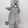 Gray Groundhog Mascot Costume