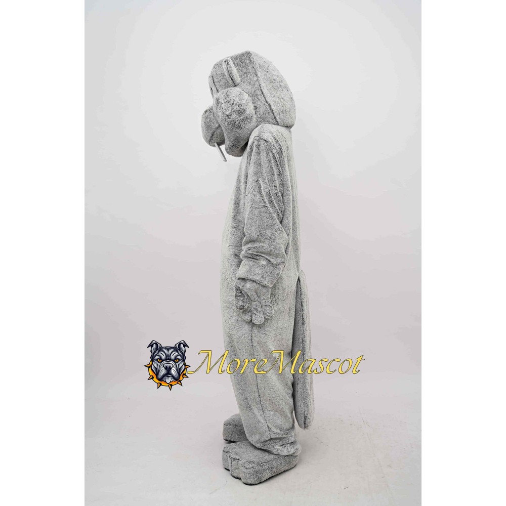 Gray Groundhog Mascot Costume