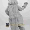 Gray Groundhog Mascot Costume