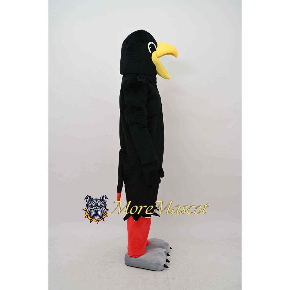 Muscle Raven Mascot Costume