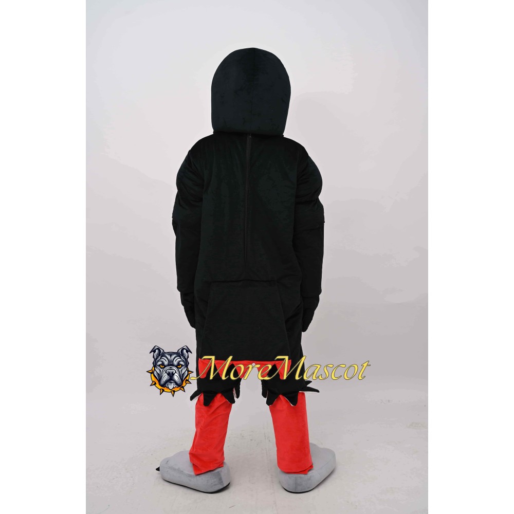 Muscle Raven Mascot Costume