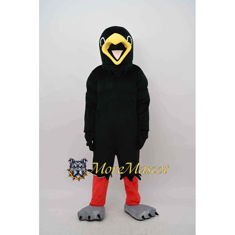 Muscle Raven Mascot Costume