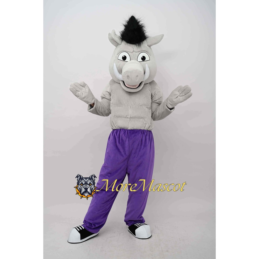 Muscle Boar Mascot Costume