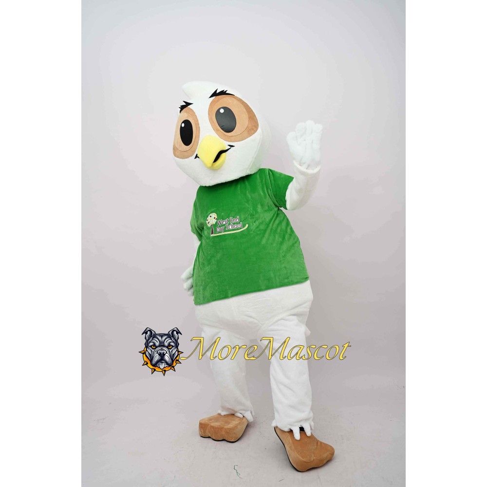 White Owl Mascot Costume