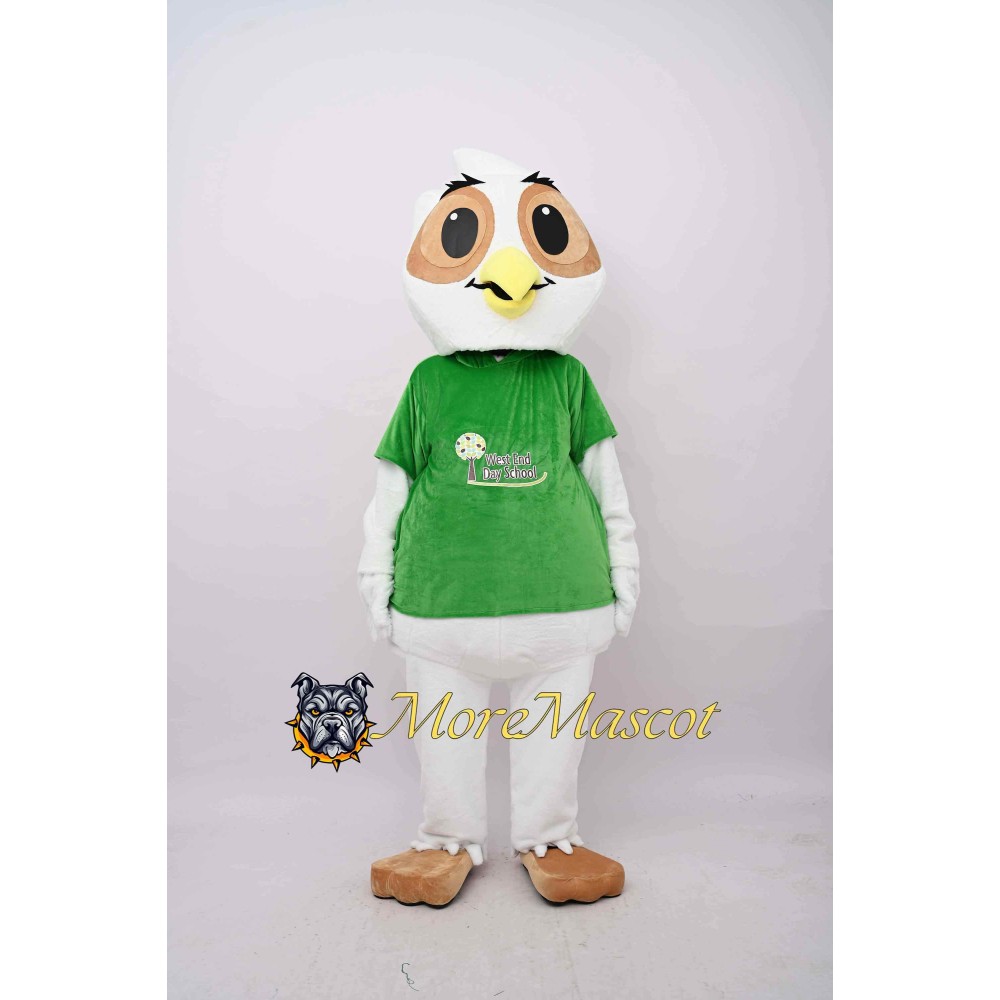 White Owl Mascot Costume