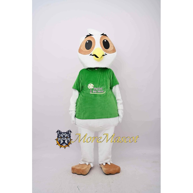 White Owl Mascot Costume