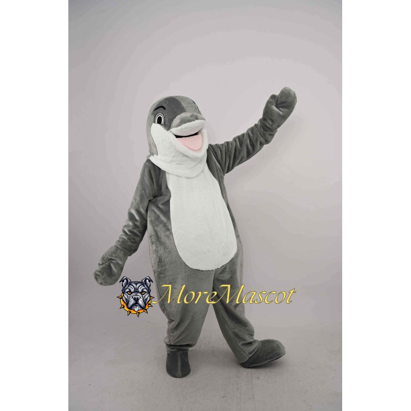 Friendly Dolphin Mascot Costume