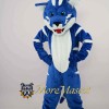 Adult Blue Leopard Mascot Costume