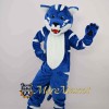 Adult Blue Leopard Mascot Costume