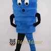 Blue Tornado Mascot Costume