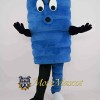 Blue Tornado Mascot Costume