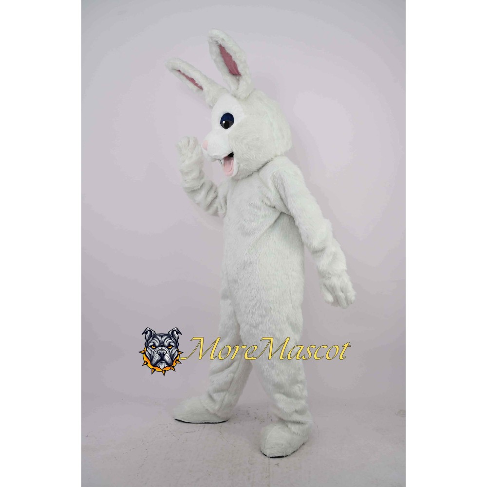 White Bunny Mascot Costume
