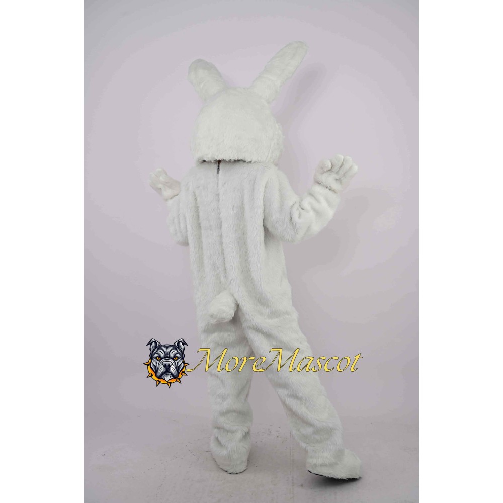 White Bunny Mascot Costume