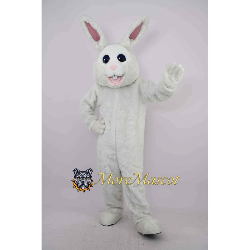White Bunny Mascot Costume