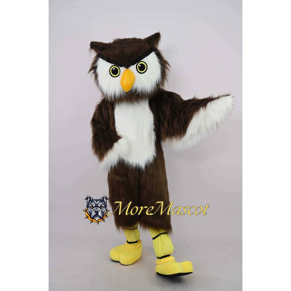Realistic Owl Mascot Costume