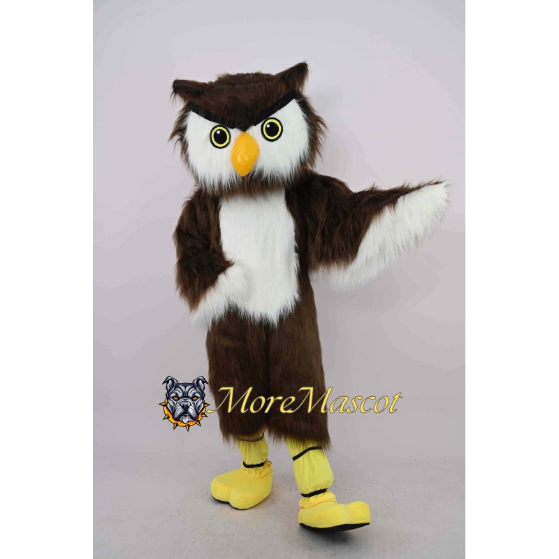 Realistic Owl Mascot Costume