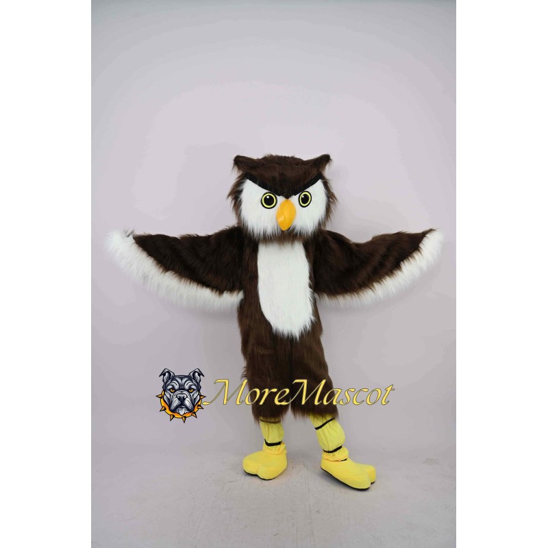 Realistic Owl Mascot Costume