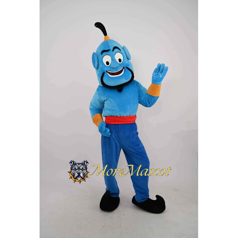 Aladdin Genie Mascot Costume
