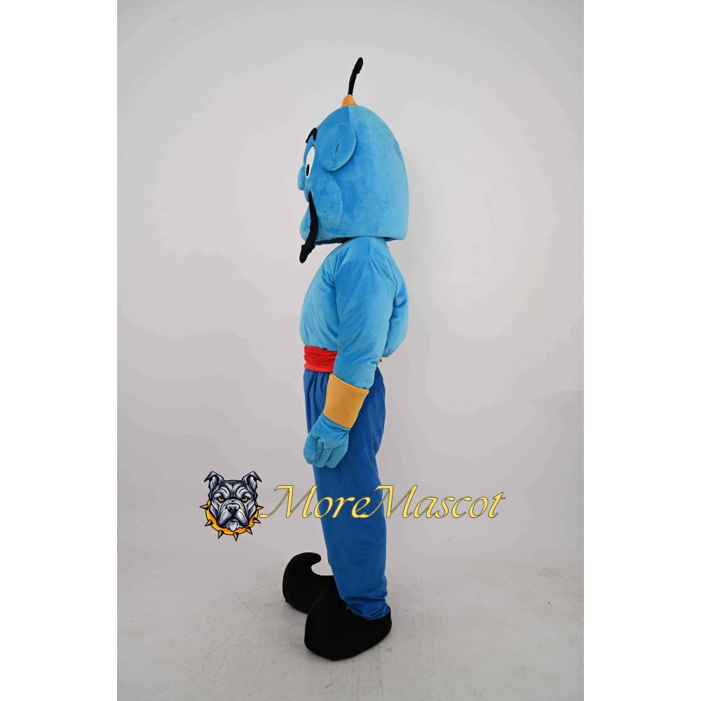 Aladdin Genie Mascot Costume