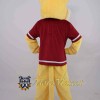Yellow Leopard Mascot Costume