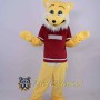 Yellow Leopard Mascot Costume